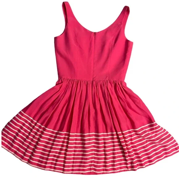 Amanda Uprichard Pink Striped Dress - Picture 7 of 12